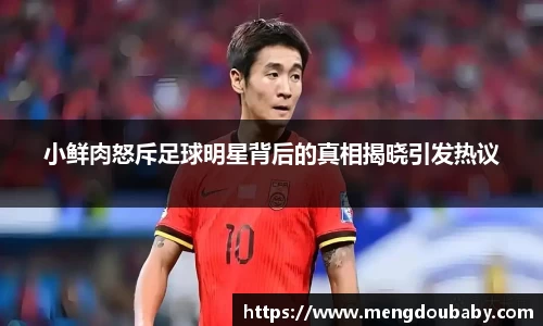 小鲜肉怒斥足球明星背后的真相揭晓引发热议
